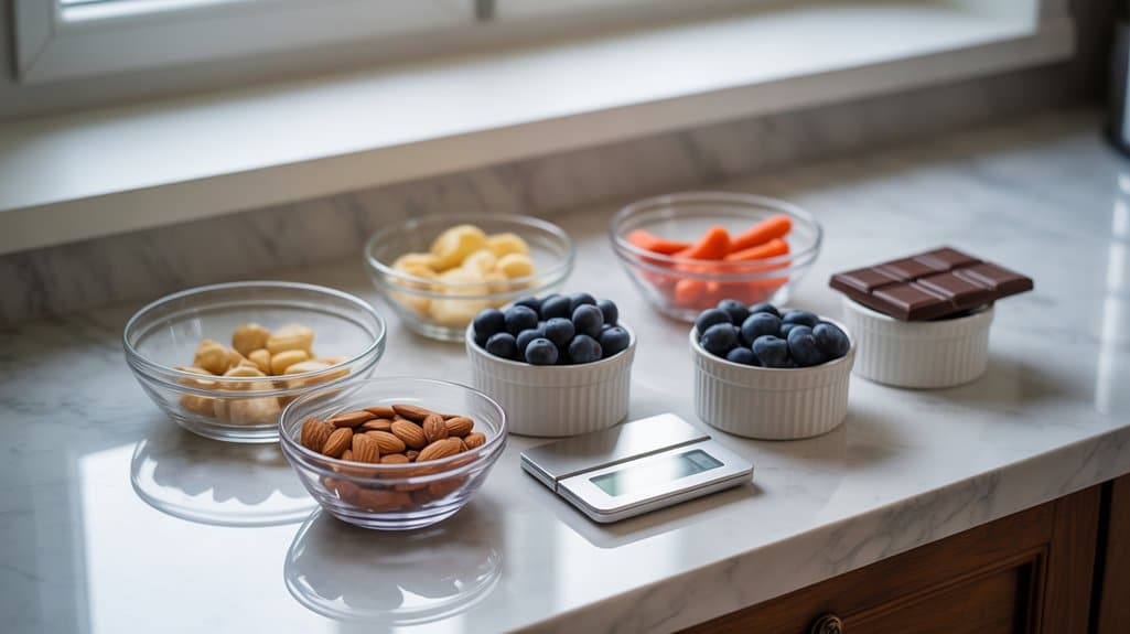 Portionskontrolle bei Snacks