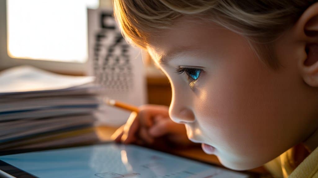 Bildschirmzeit und Sehkraft