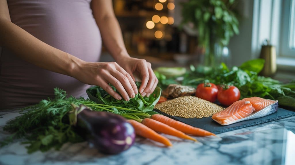 Vielfalt in der Ernährung kommt der Schwangerschaft zugute
