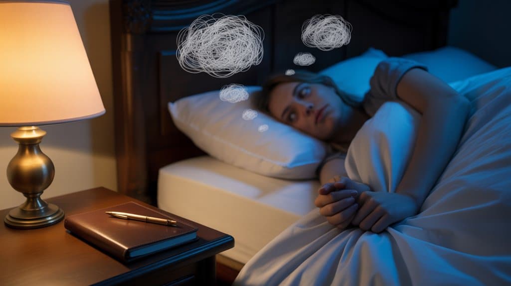 Rasende Gedanken stören den Schlaf