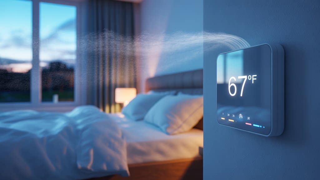 optimaler Temperaturbereich für Schlaf