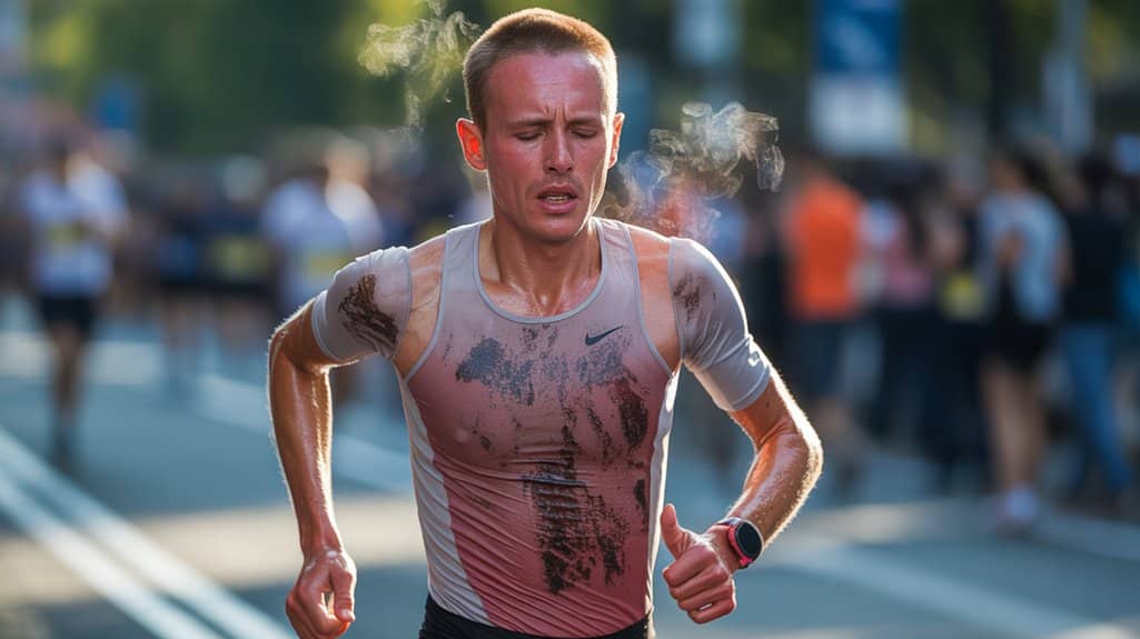 Dehydrierung stört die Körperkühlung
