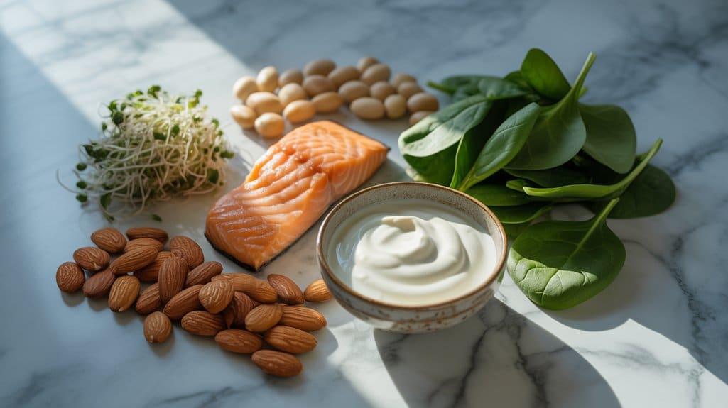 ausgewogener Proteinaufnahmplan