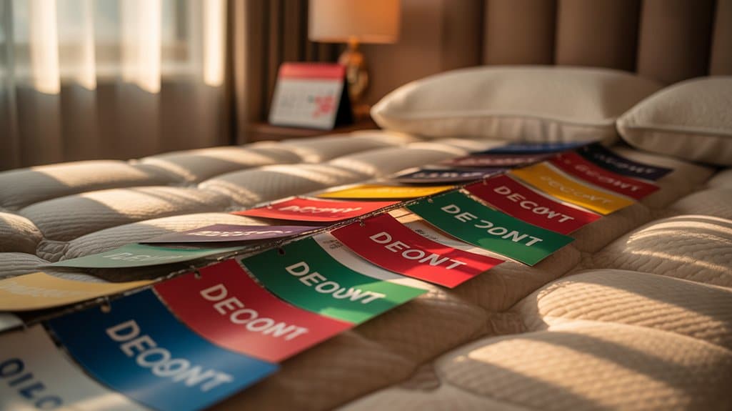 saisonaler Matratzenrabatt Timing