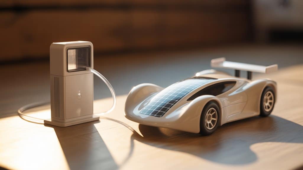 Solarbetriebenes Wasserstoffbrennstoffauto