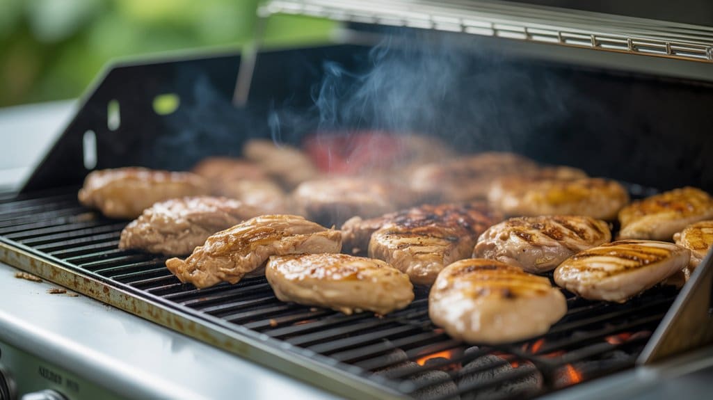 Vermeidung von schädlichem Verbrennungsrückstand auf gegrilltem Essen