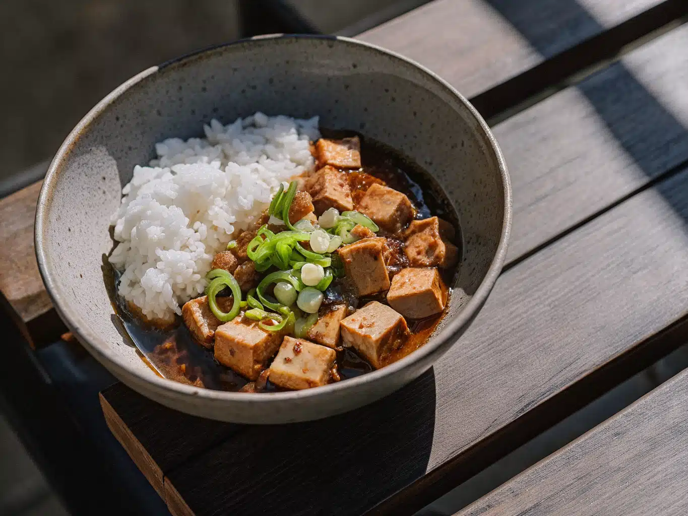 Mapo Tofu mit Rindfleisch und Sichuanpfeffer
