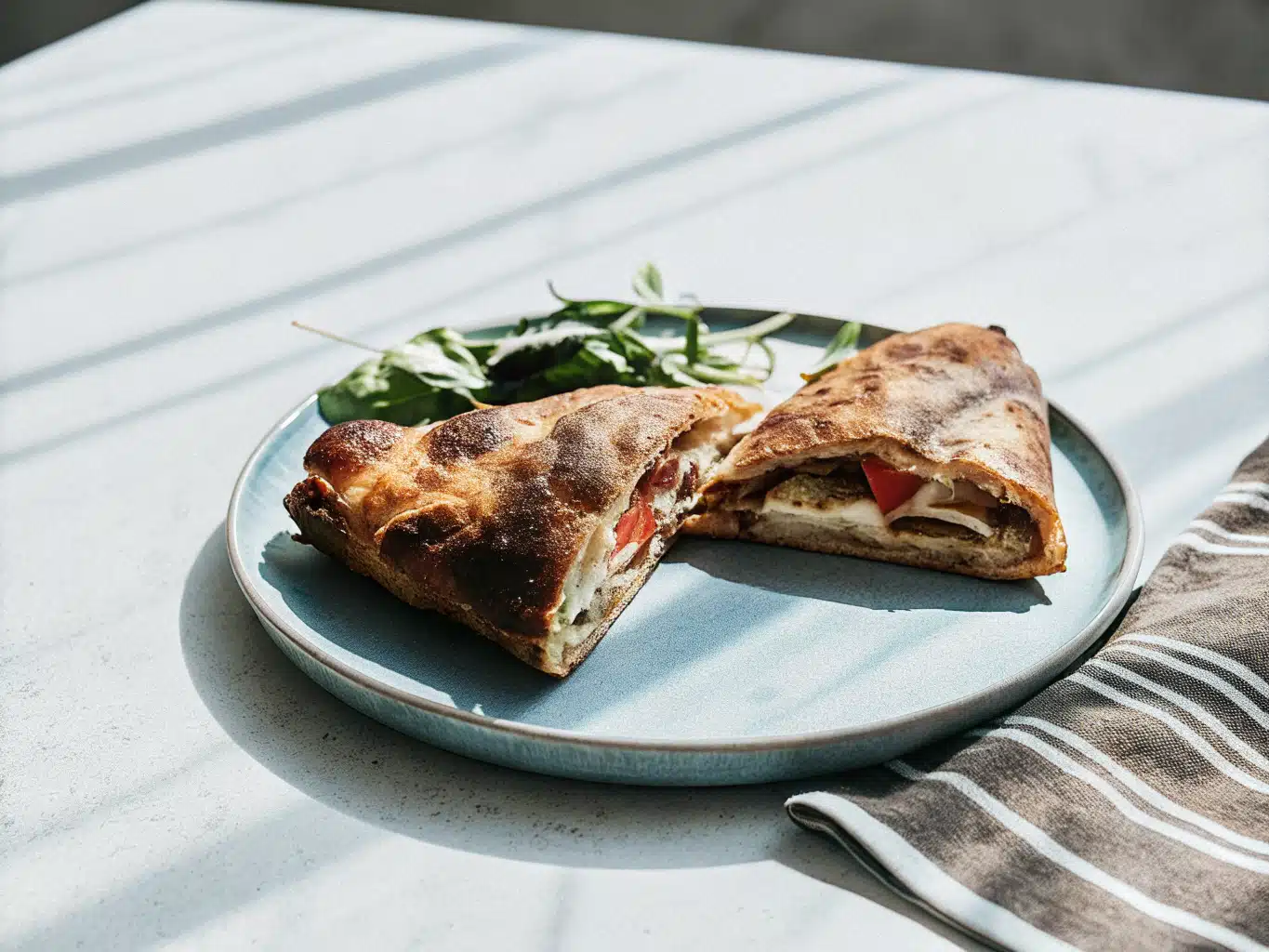 Proteinreiche Pfannen-Calzone mit Skyr